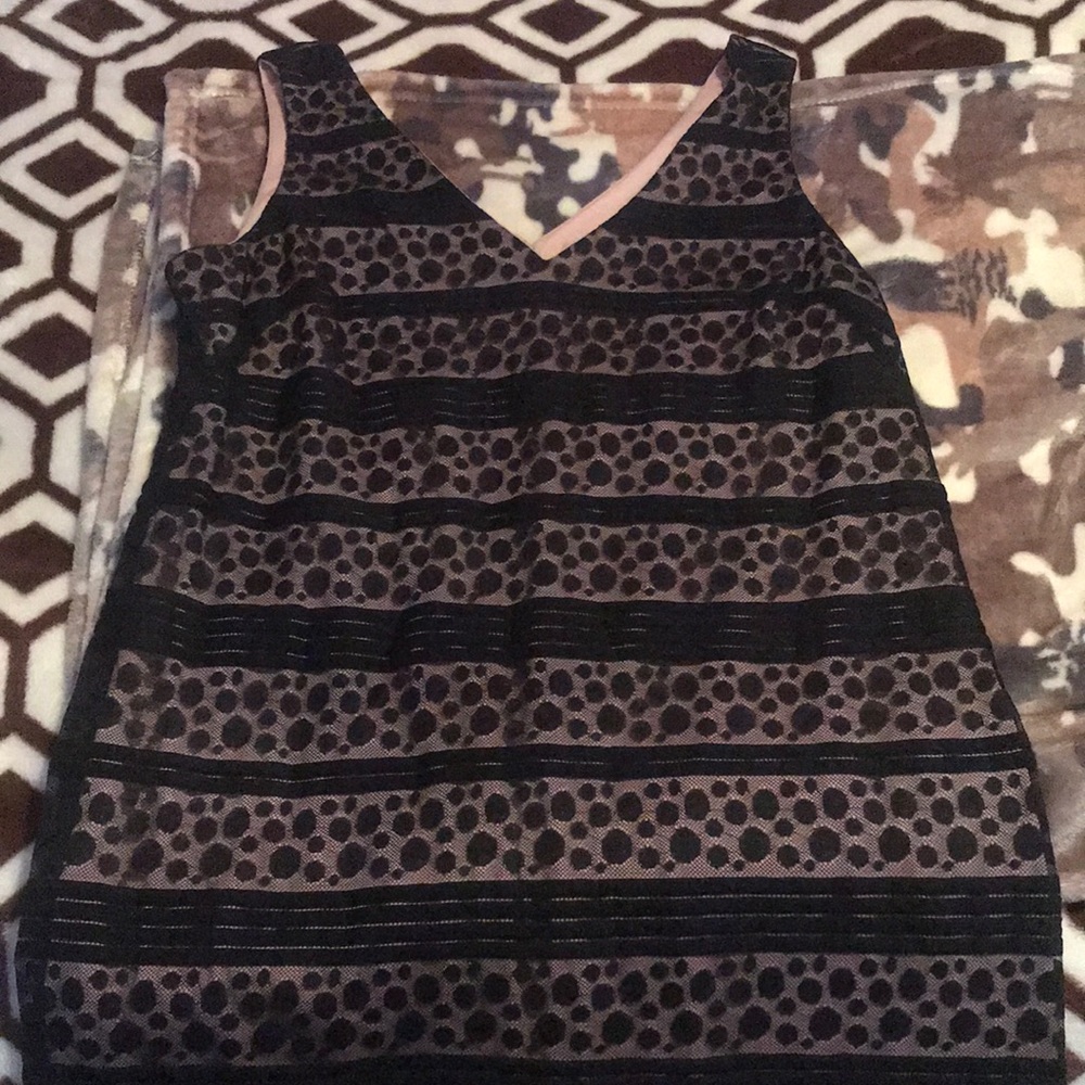 Mid-Knee Black Lace Dress